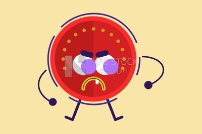 Cartoon of Angry Tomato
