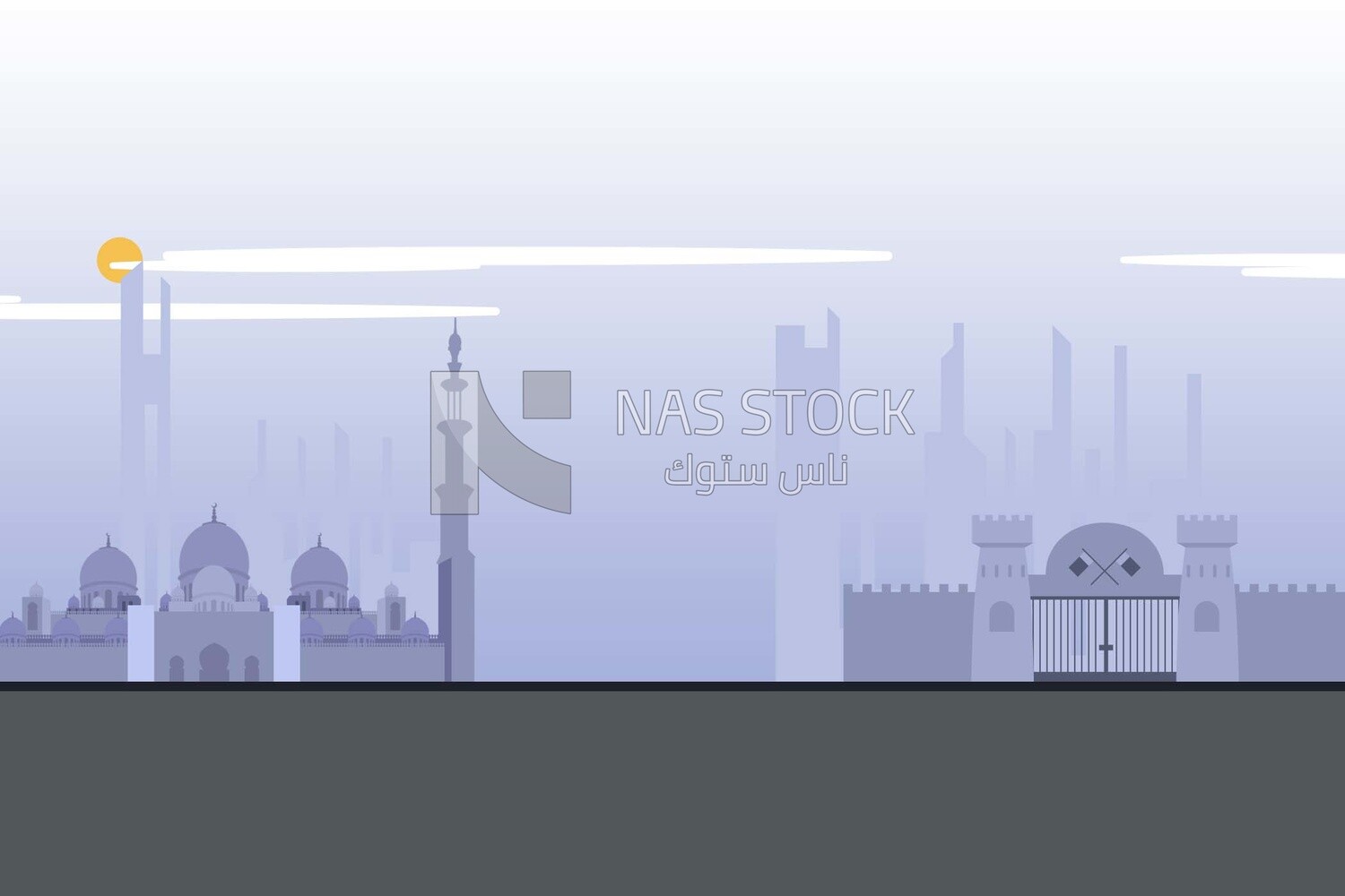 Background of city