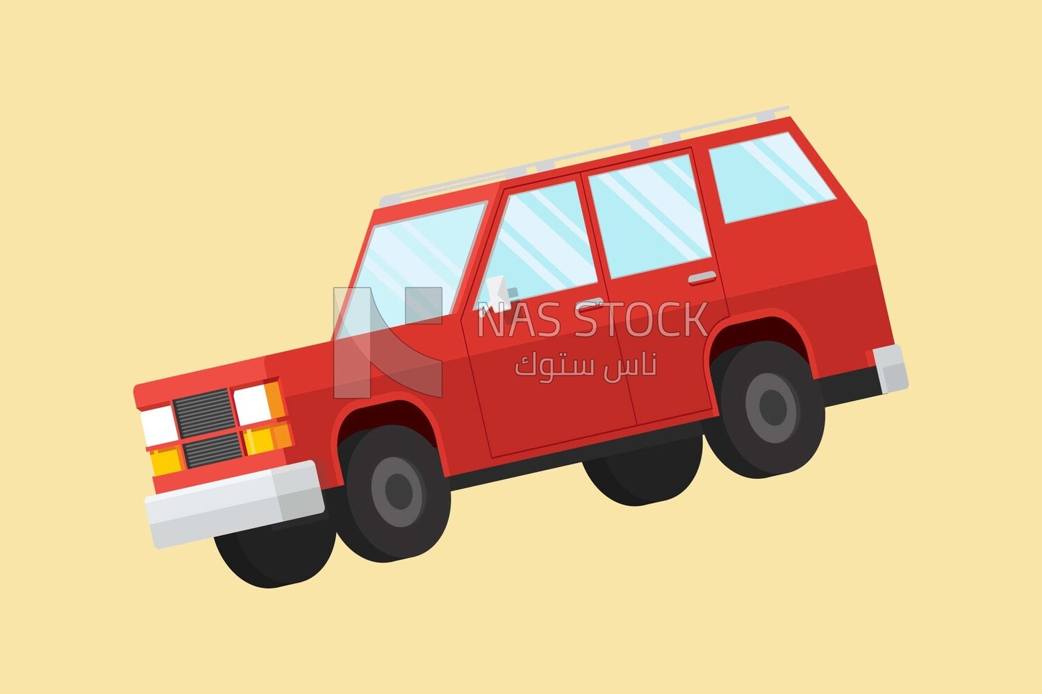 Red car