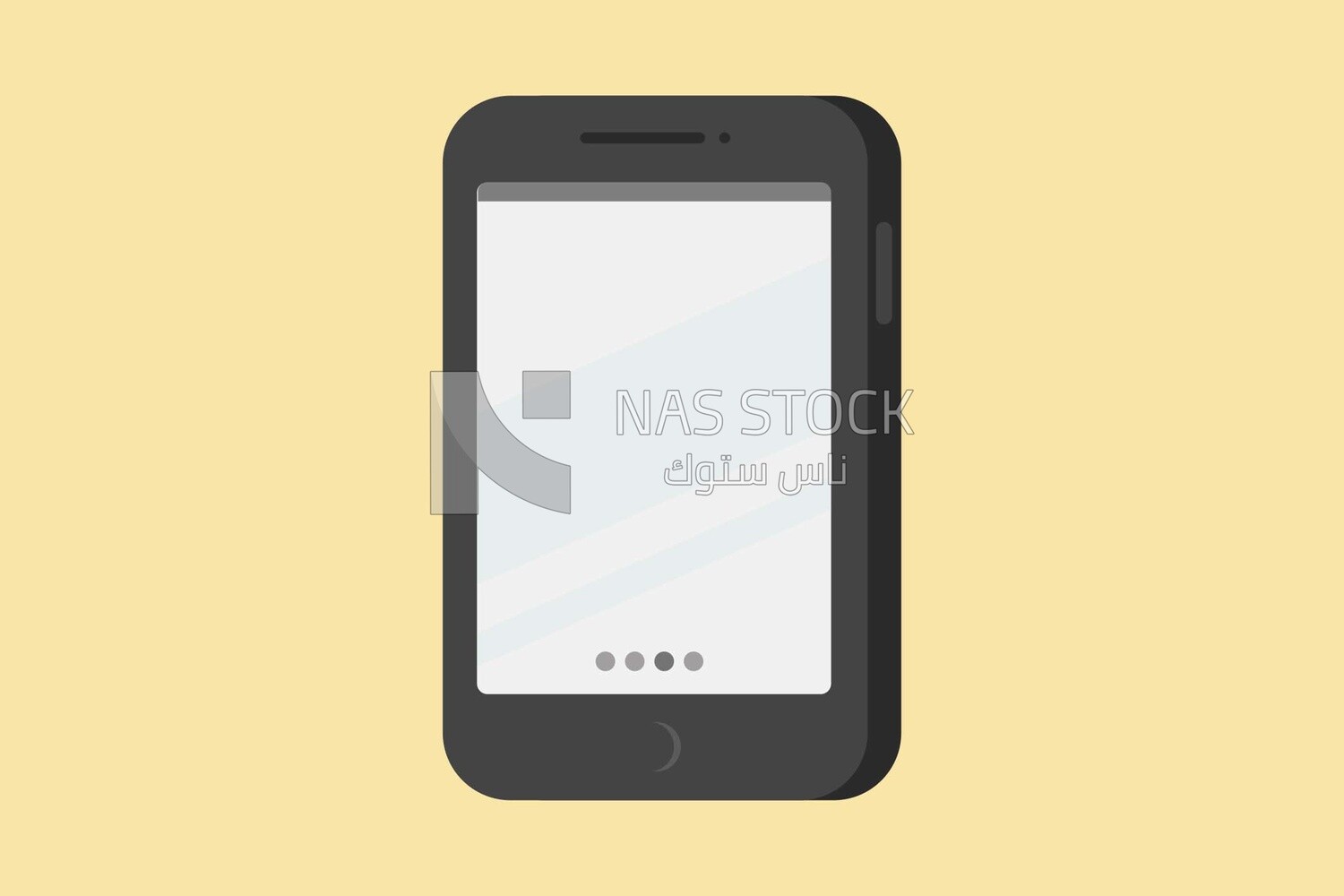 Smartphone with touch screen