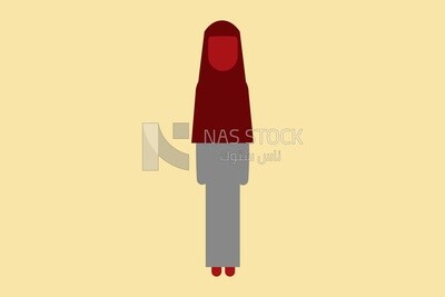 Veiled girl