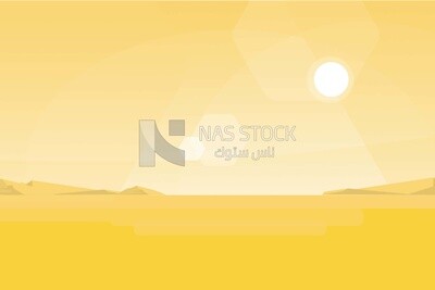 Desert Background in the morning