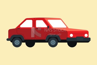 Red car