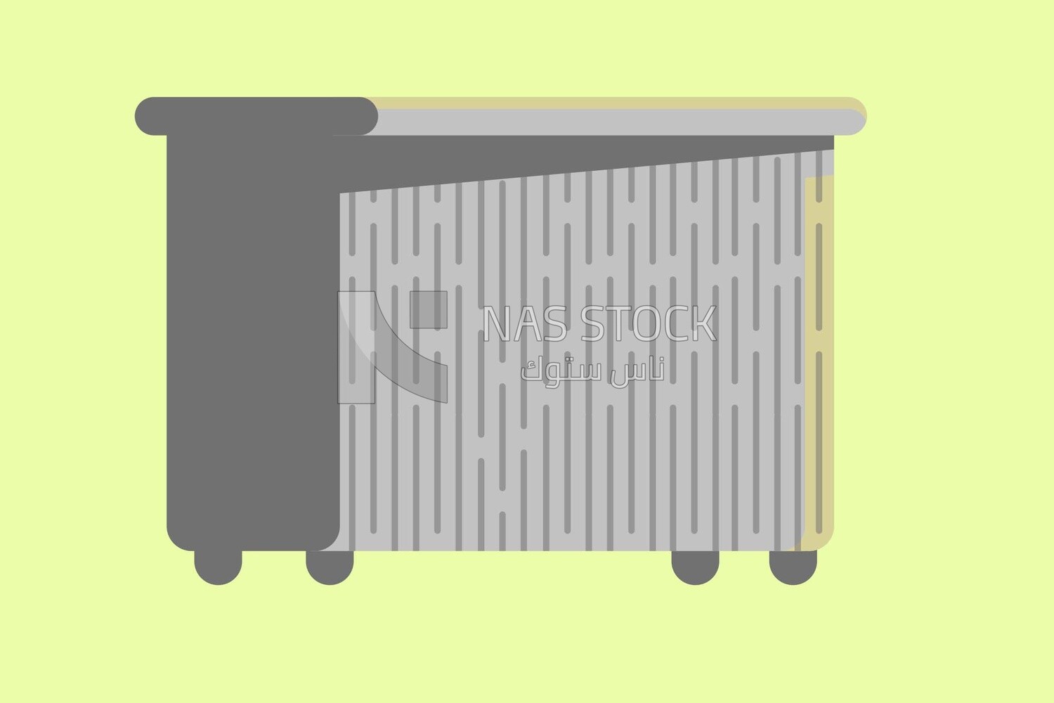 Wooden desk
