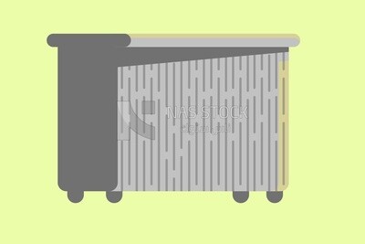 Wooden desk