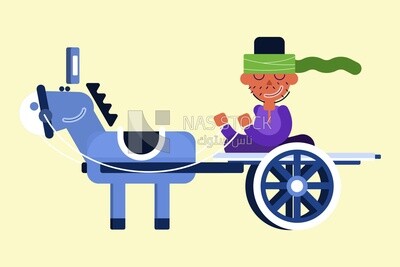 Horse drawn cart