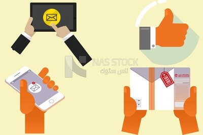 Different icons for shopping and delivery