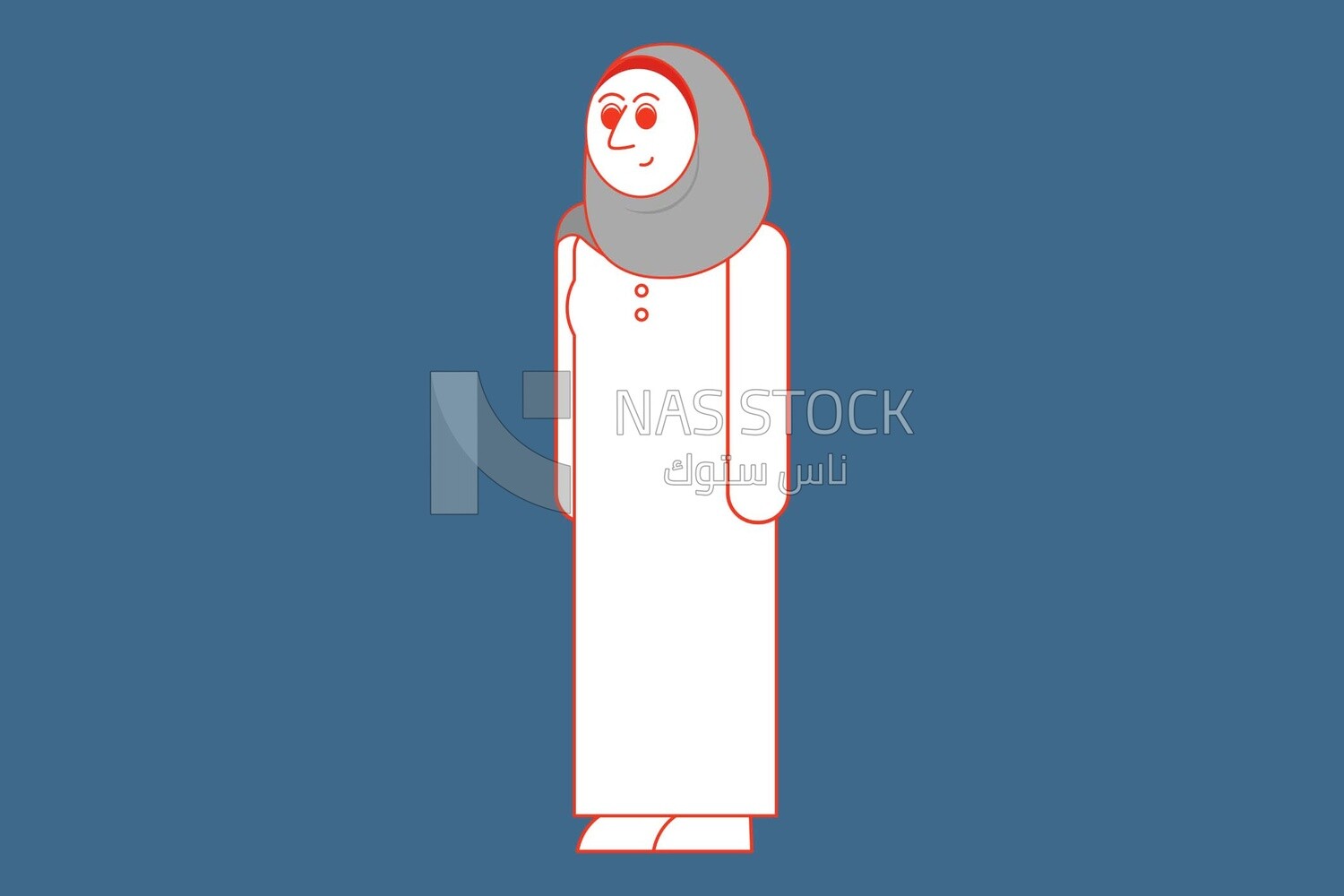 Veiled woman