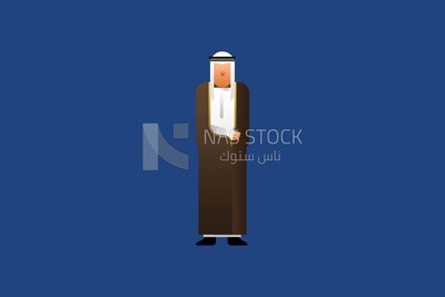 Gulf man in traditional dress