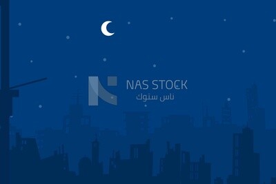 city at night background
