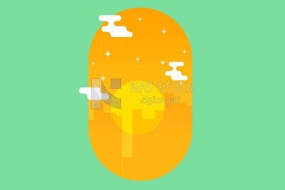 Icon of City in the morning