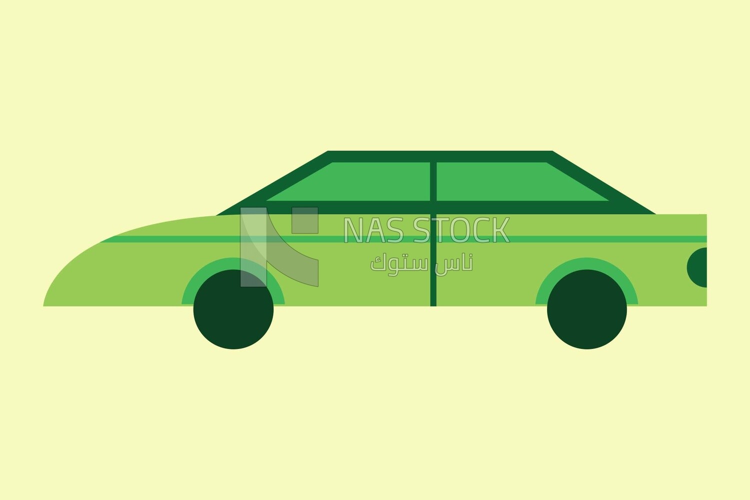 Green car