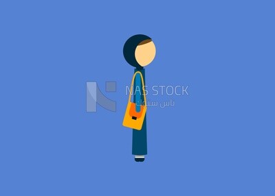 أمرأة محجبة