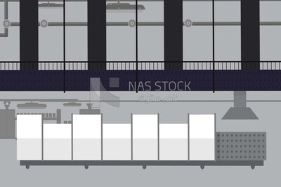 Factory machine background