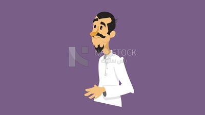 Man chewing food
