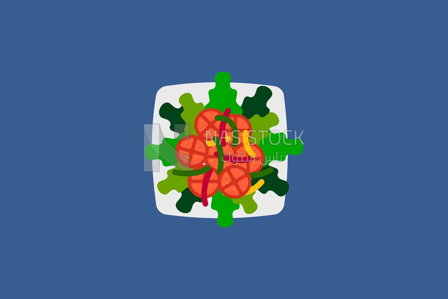 Salad plate