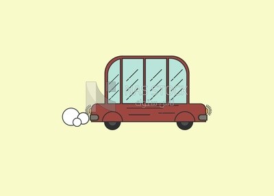 small red car