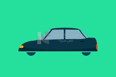 car on a white background