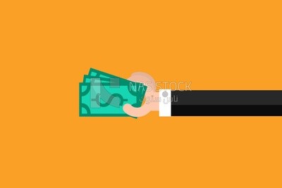 hand holding money