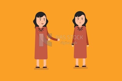 two girls