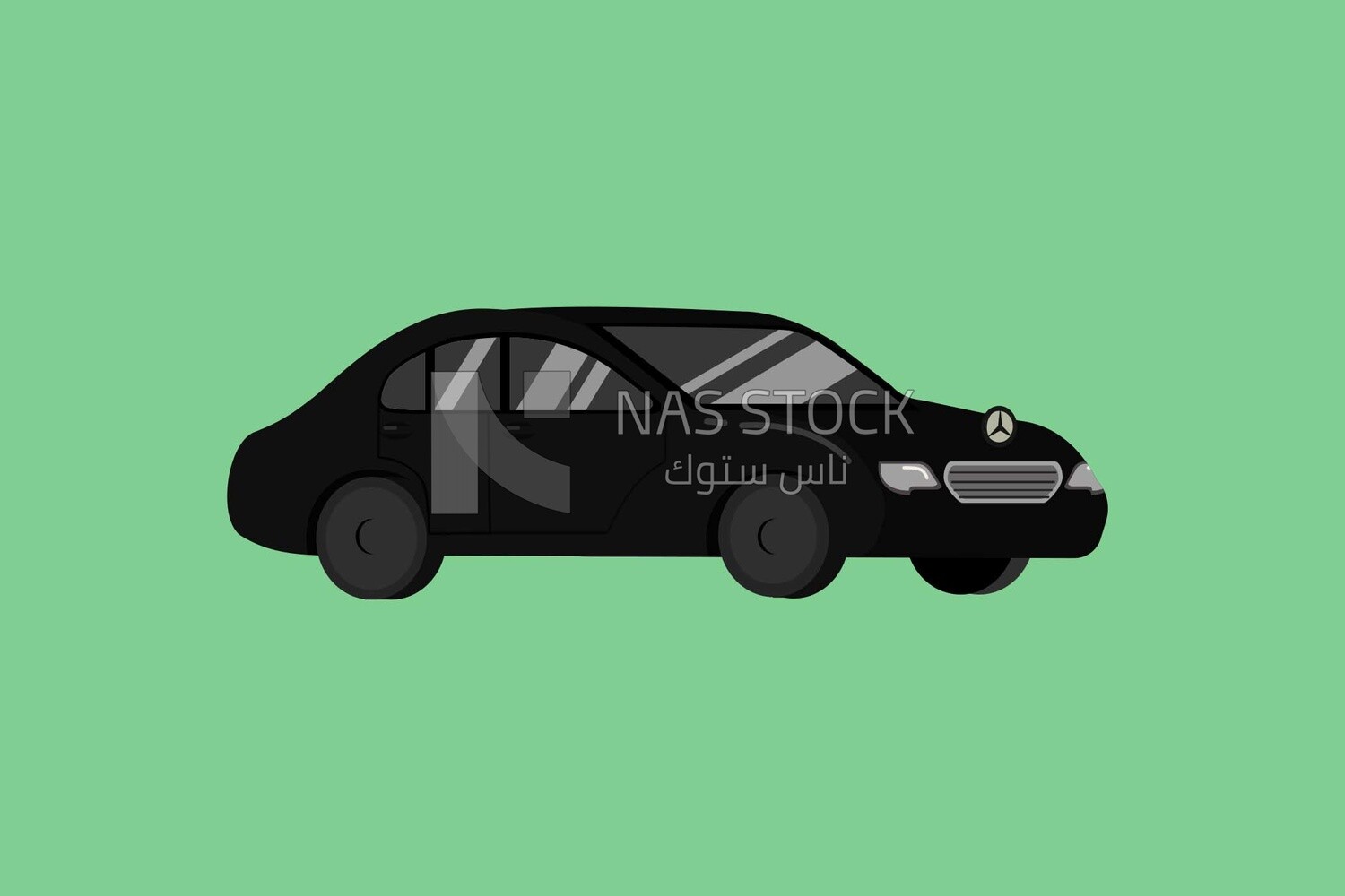 black car