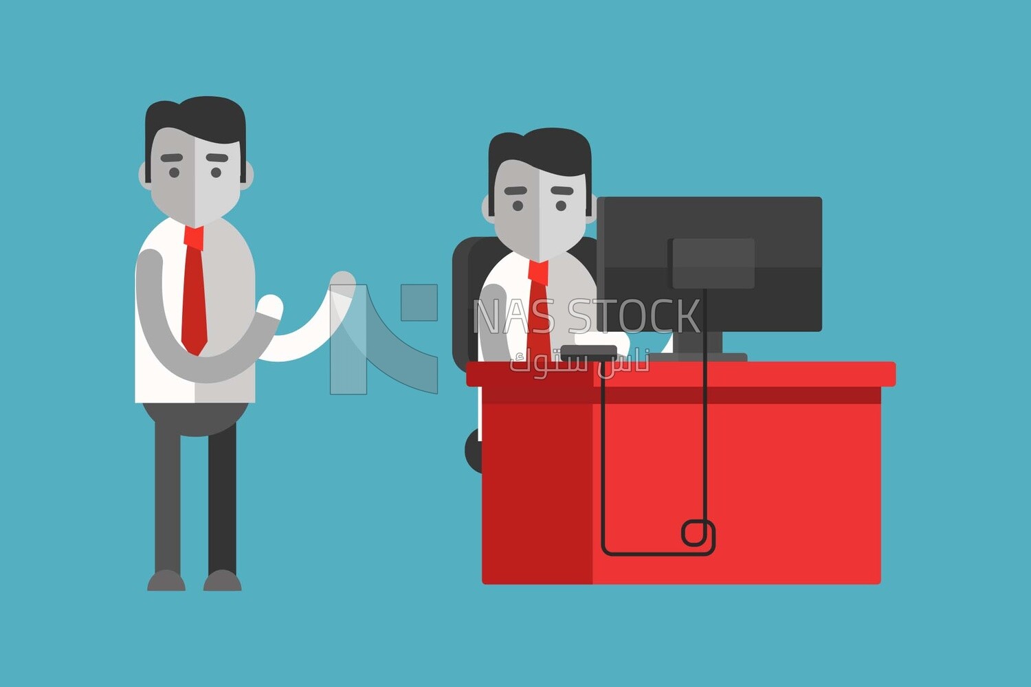 two employee