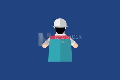 worker from the back