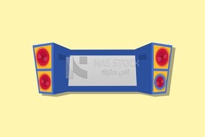 screen with sound system
