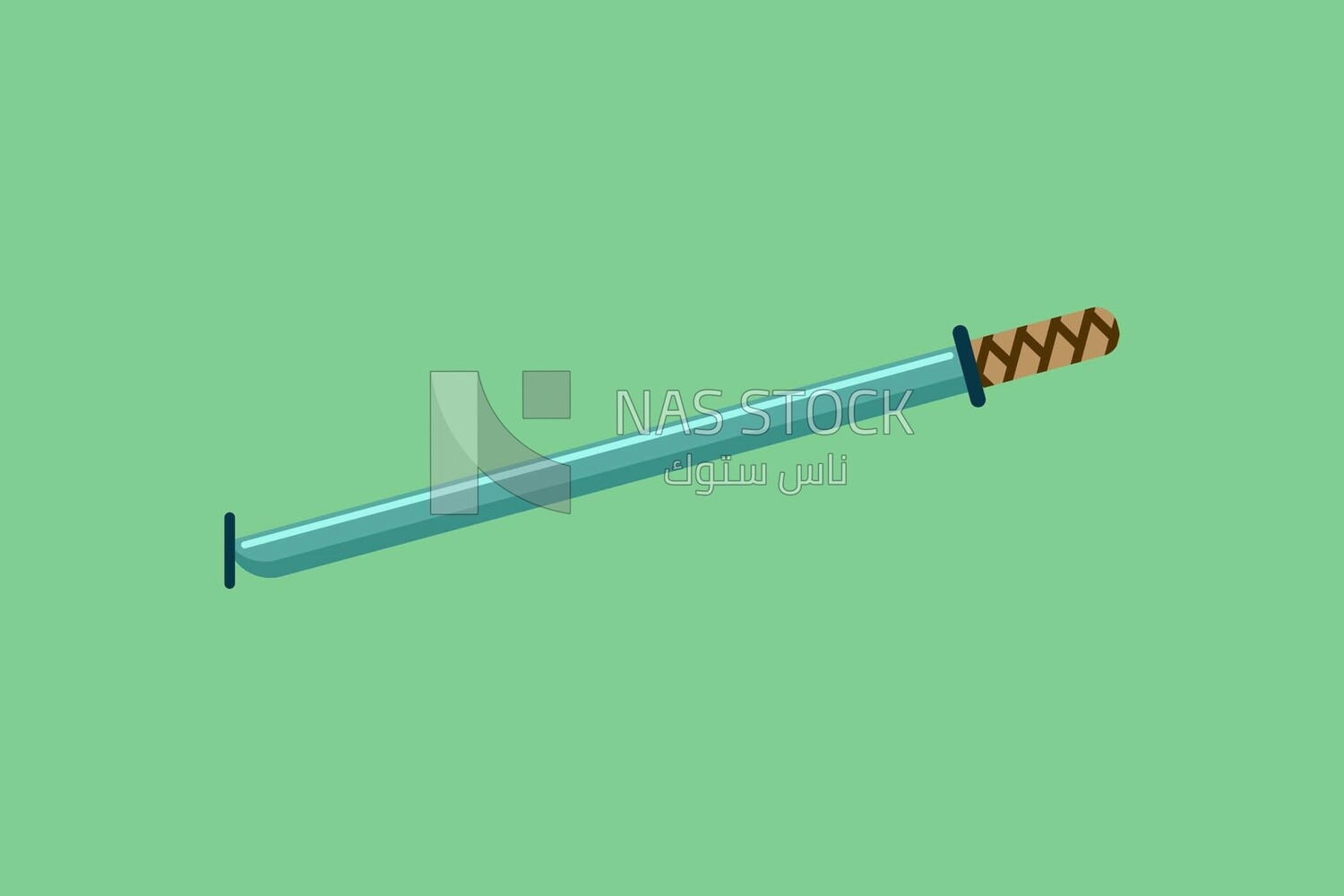 sword on a white background