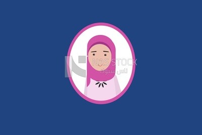 Mother&#39;s photo frame on a blue background