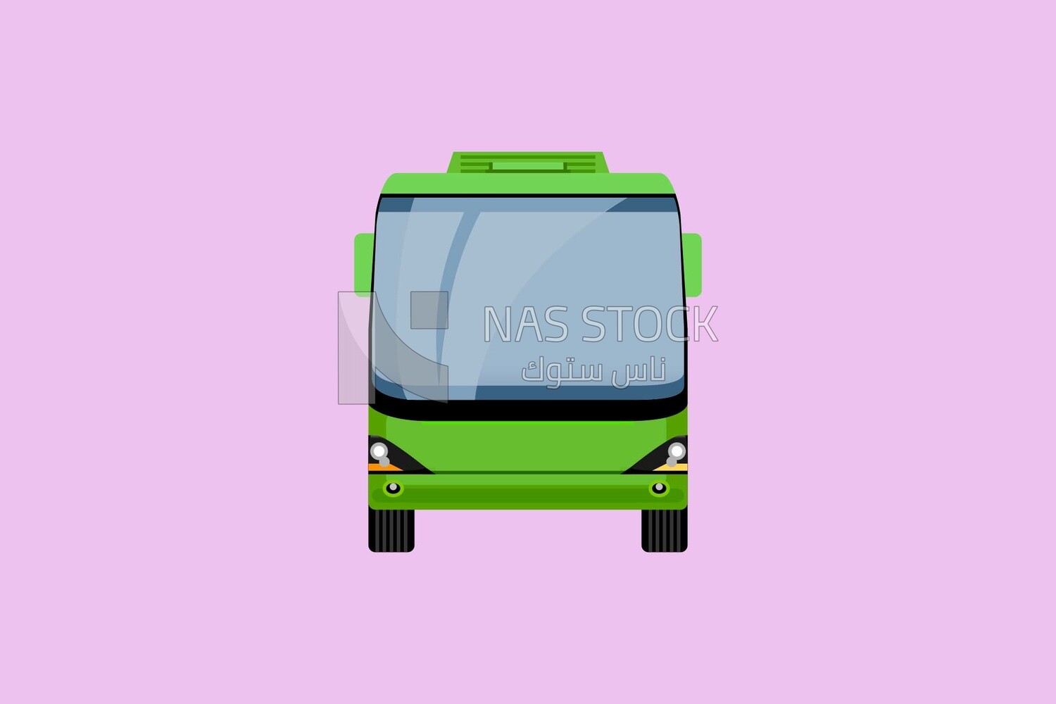 green bus