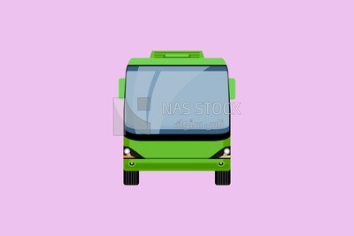 green bus