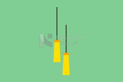 wall hanging lamp on a white background