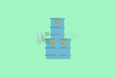 blue barrels