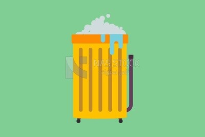 Manual Washing Machine on a white background