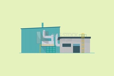 factory with Warehouse