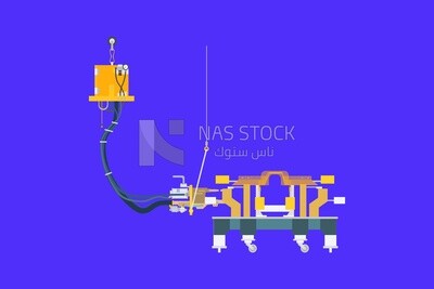 A machine in a factory
