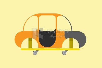 bodywork on a pink background