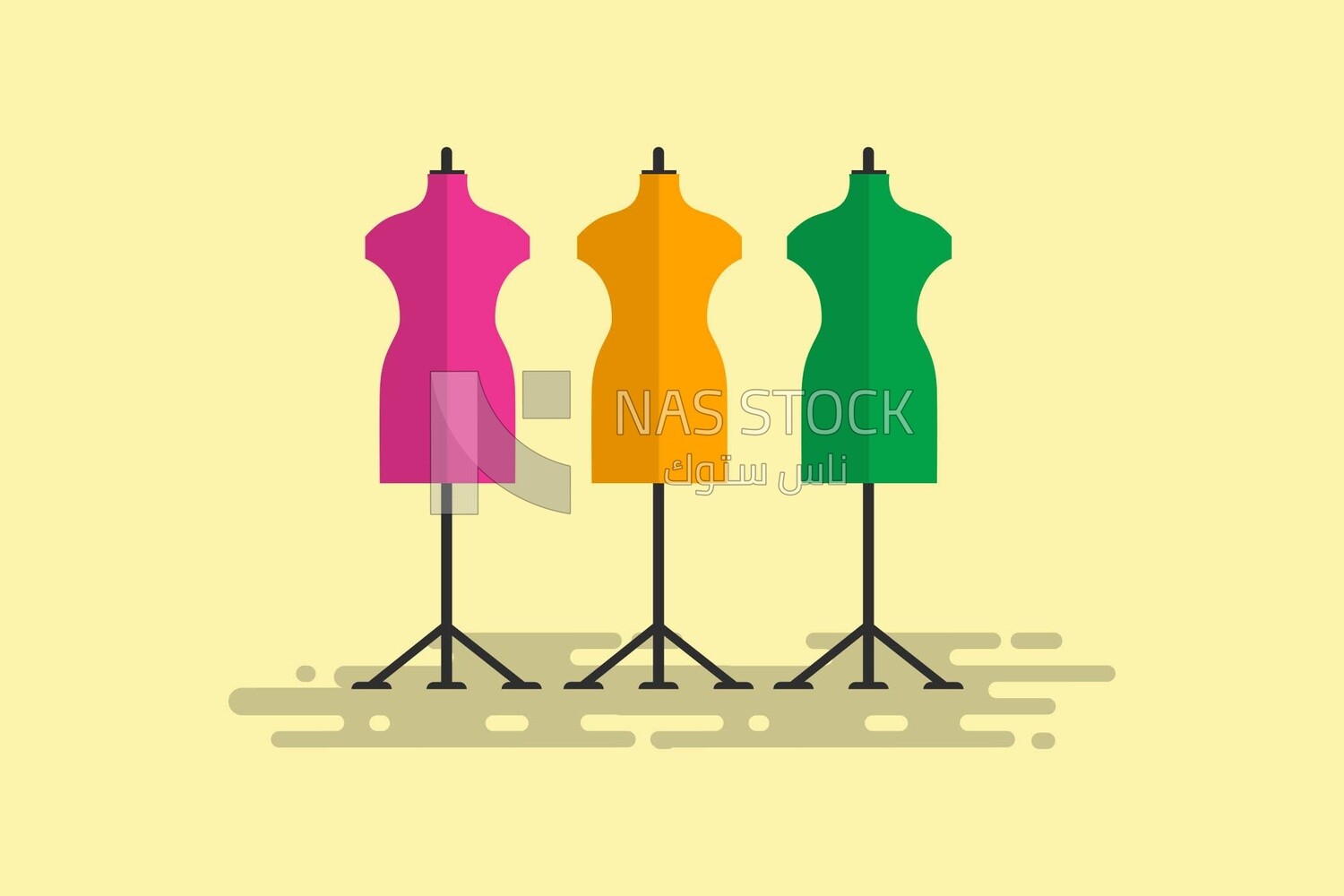 Mannequin on a white background