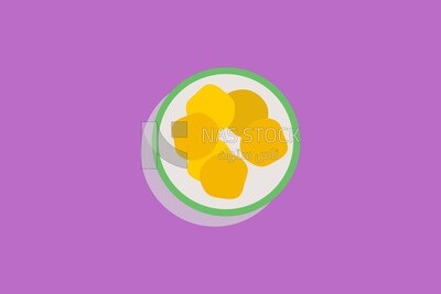 plate of potato chips
