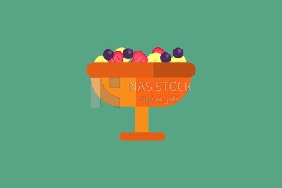 Fruit salad dish