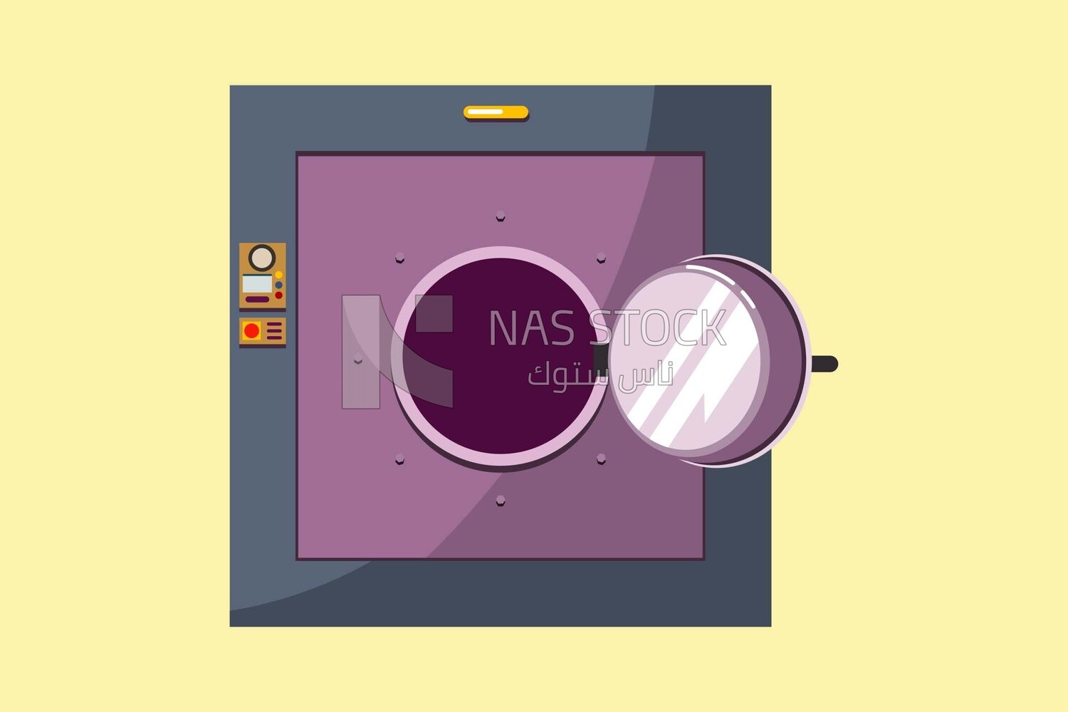 Washing Machine on a white background