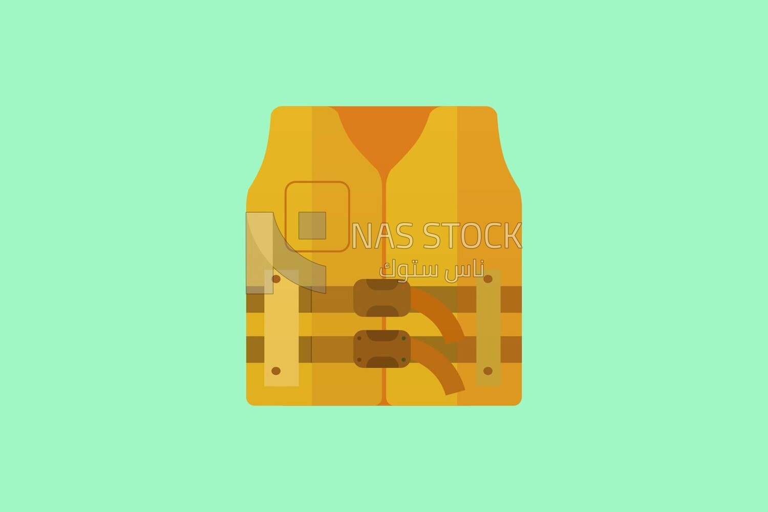 Yellow safety vest