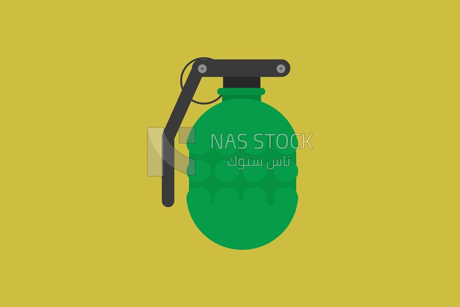 bomb on a white background