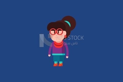 woman wearing a glasses