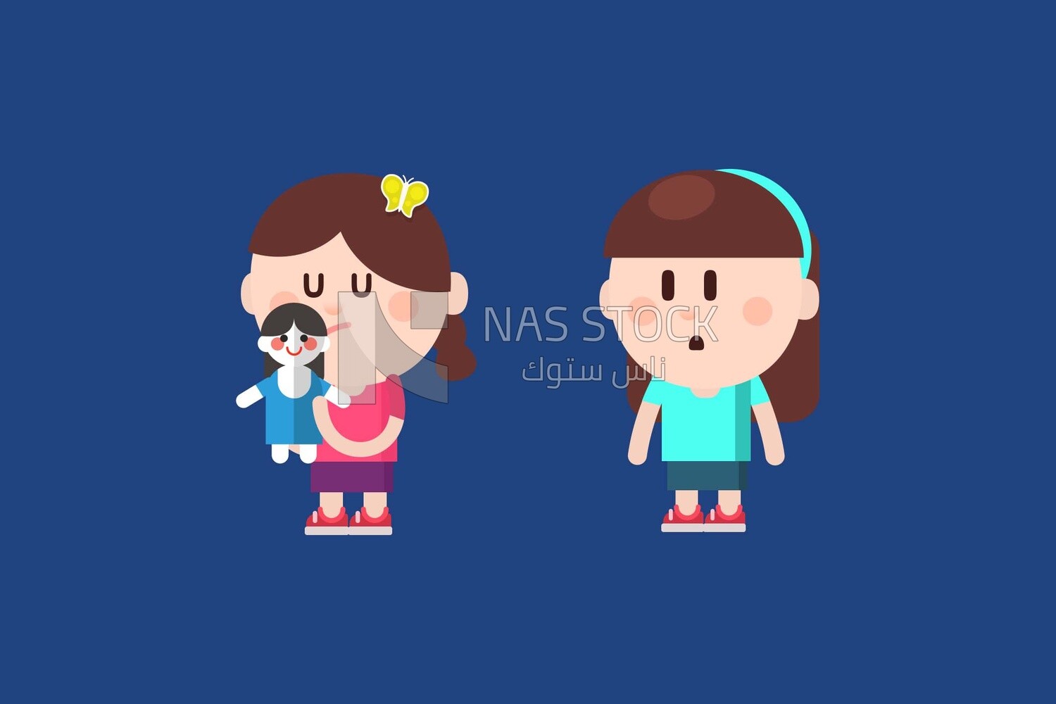 Two little girls