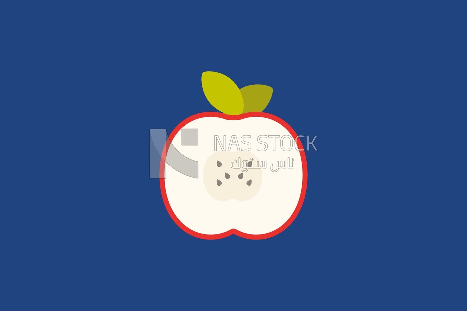 Half an apple