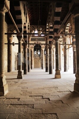The columns in the Mosque of Sultan al-Nasir Muhammad, Tourism in Egypt