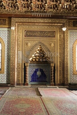 محراب المسجد العام بقصر الأمير محمد علي توفيق بالمنيل ، السياحة في مصر
