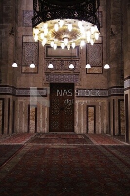 Hanging lamps in al-Rifai mosque, tourism in Egypt